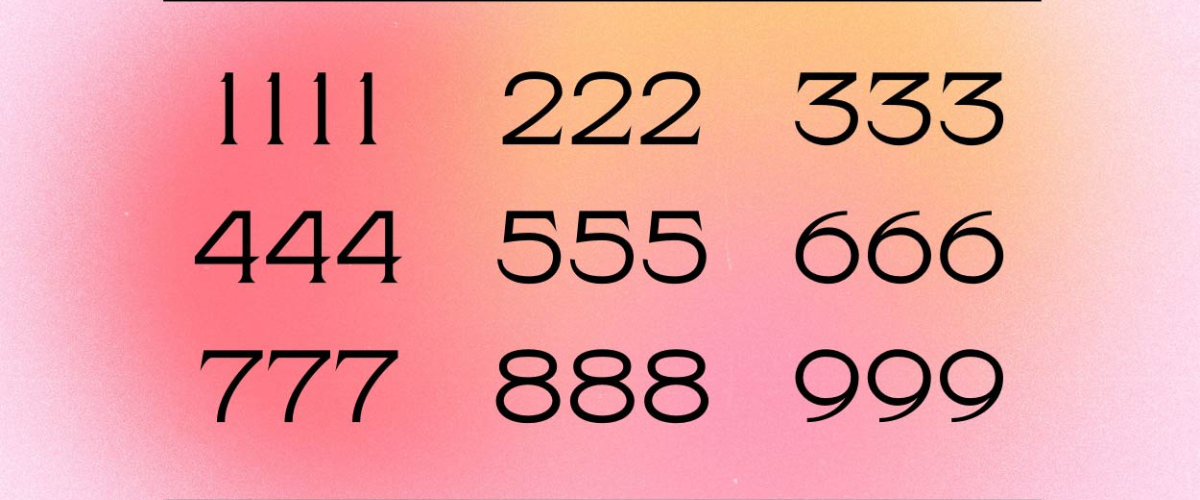 Common Angel Numbers and Their Meanings